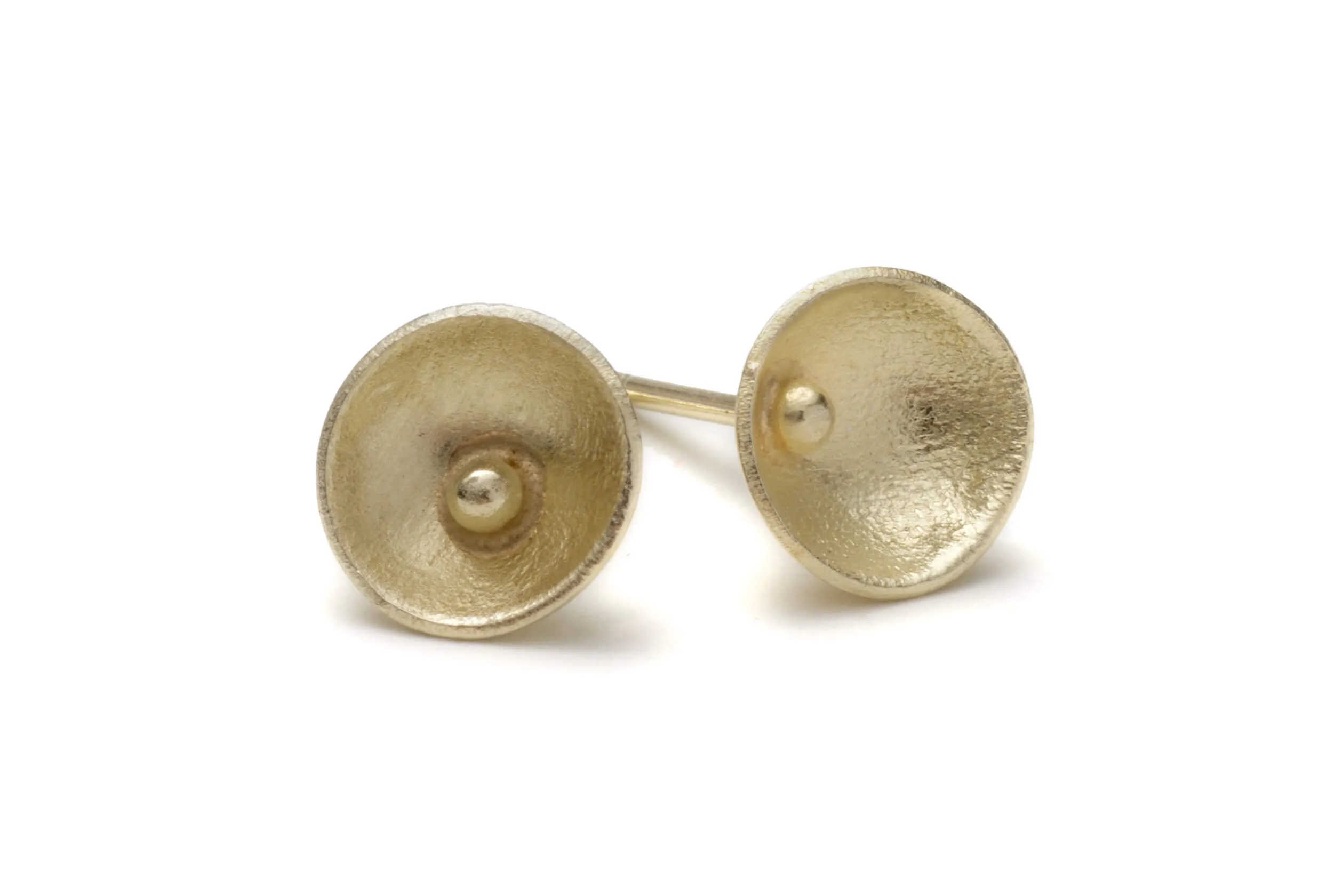 18k Gold Daisy Stud Earrings