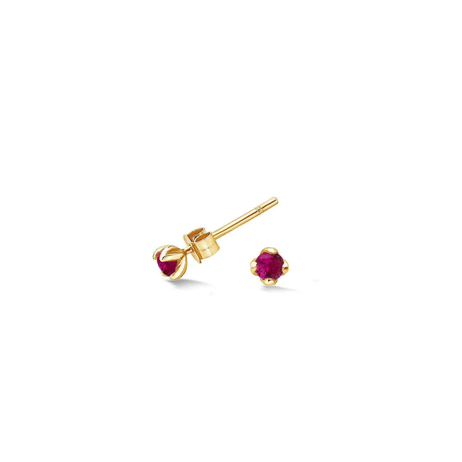 3mm Ruby Orissa Studs