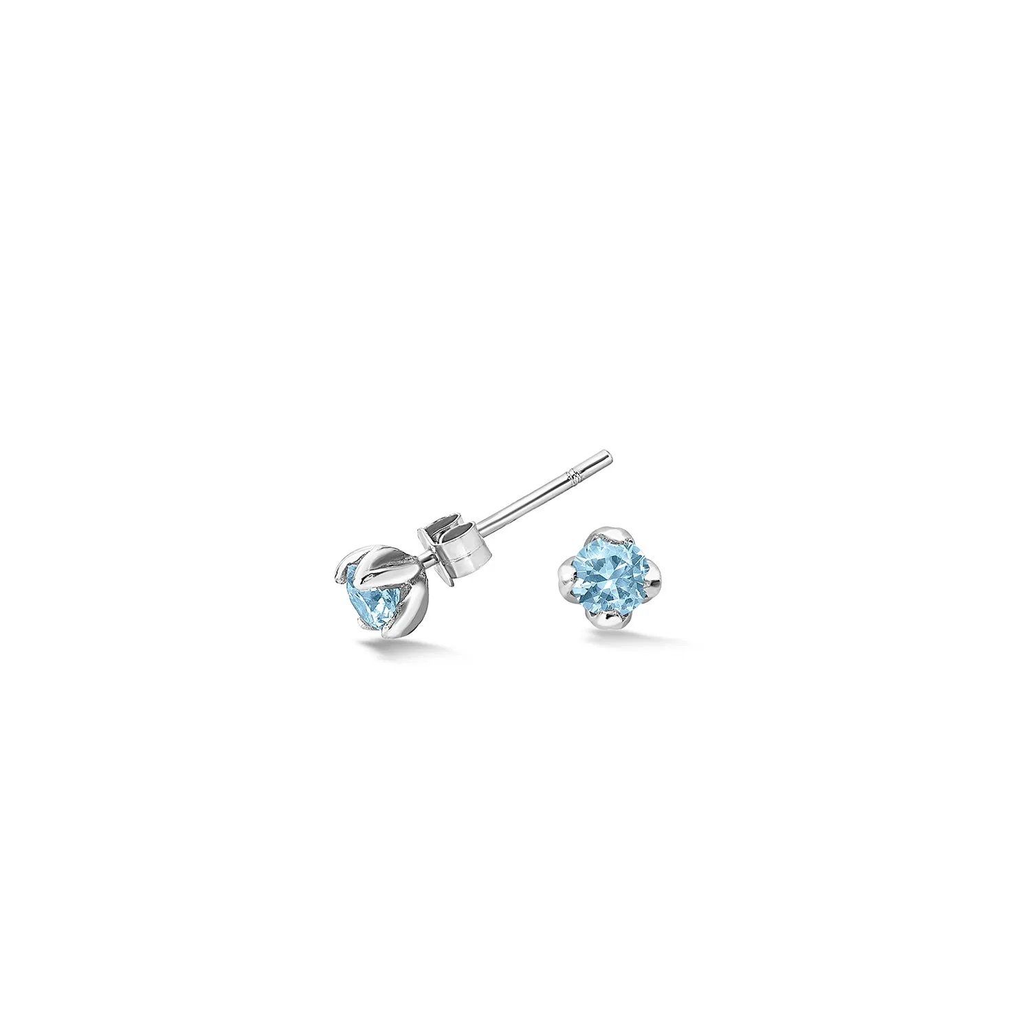 4mm Blue Topaz Orissa Studs