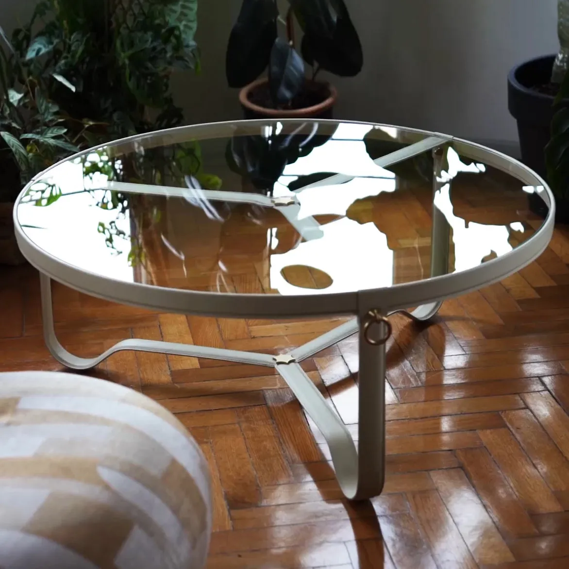 Adnet Circular Coffee Table