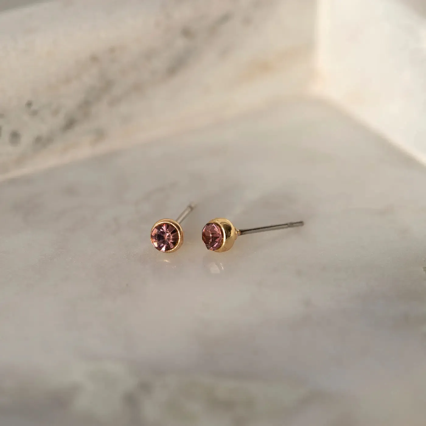 Amelia - Crystal Mini Stud Earrings