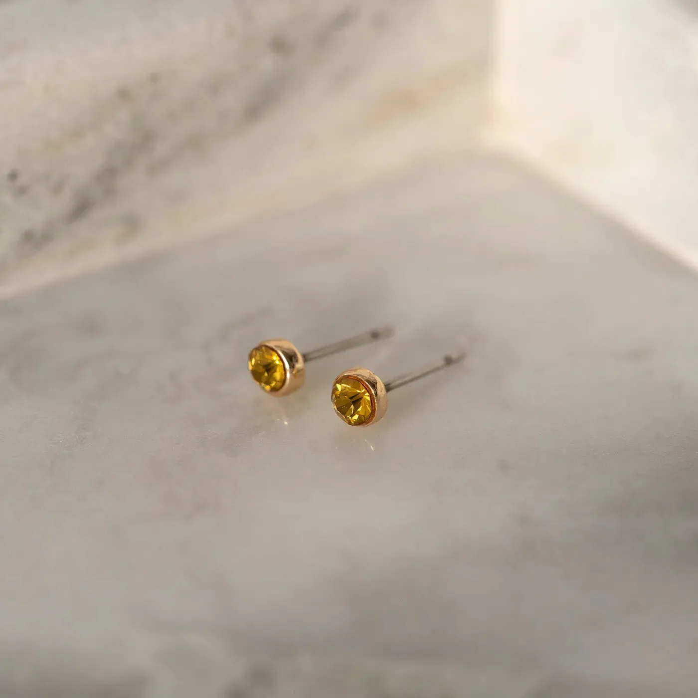 Amelia - Crystal Mini Stud Earrings