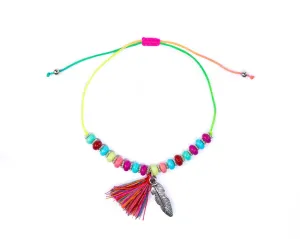 Anklet  -  Rainbow String Tassel Anklet