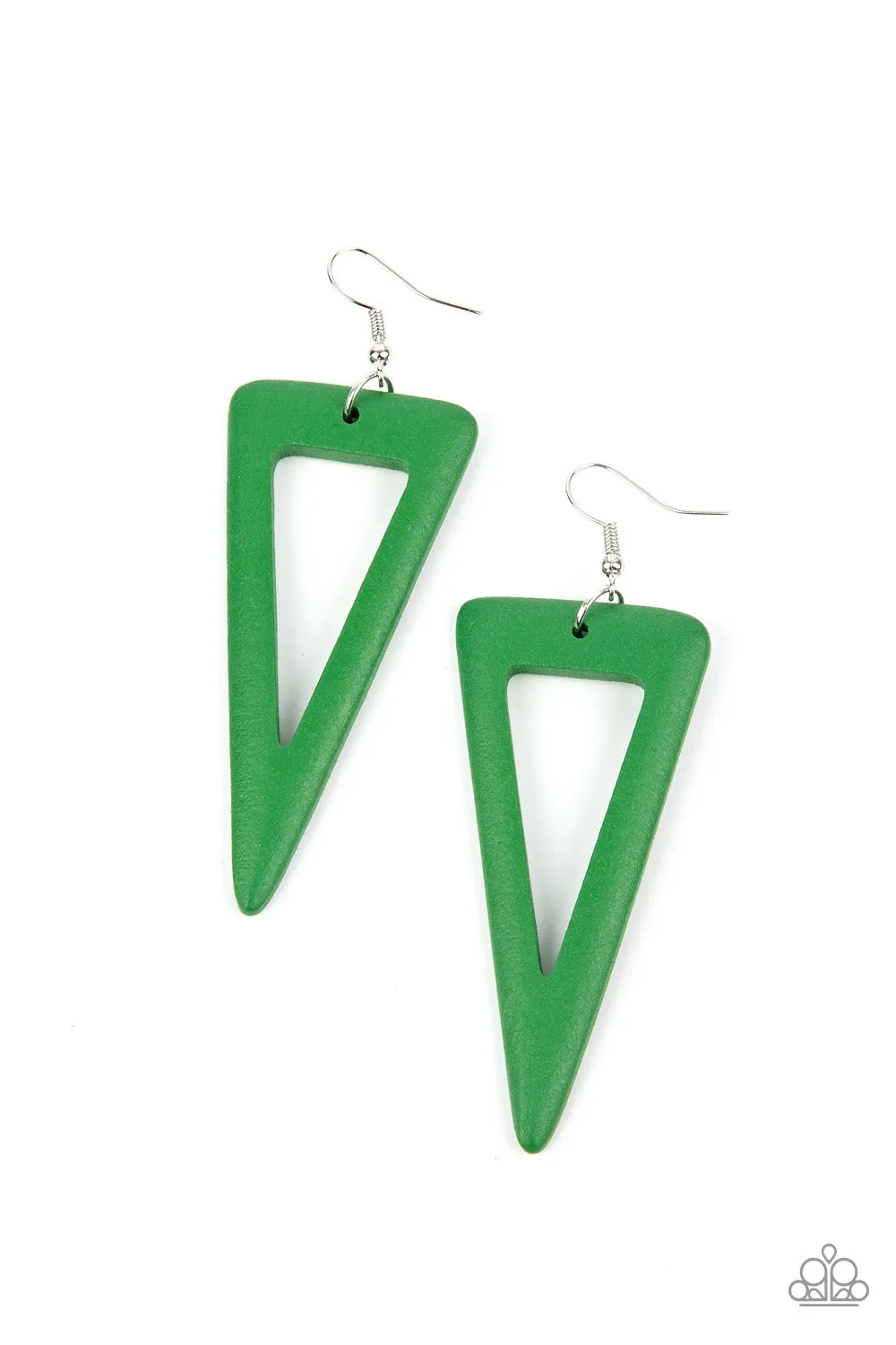 Bermuda Backpacker - Green Earring