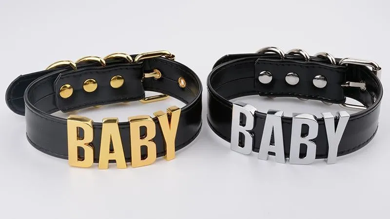 Black Gold Baby Collar