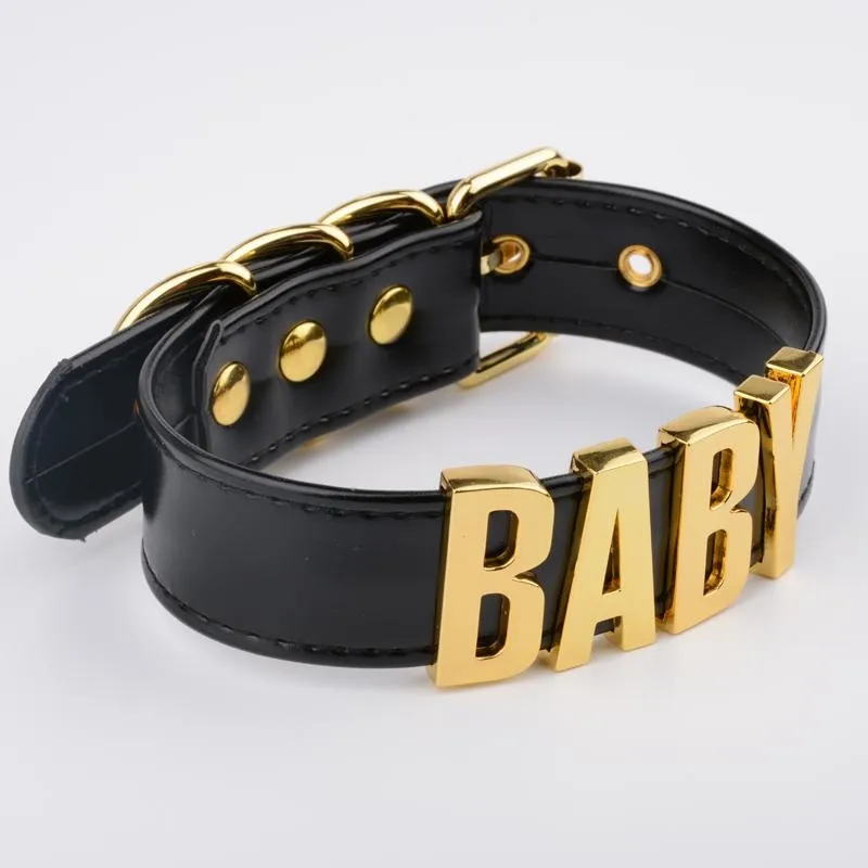 Black Gold Baby Collar