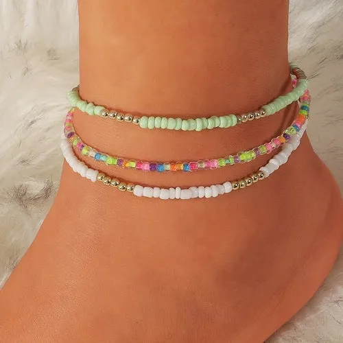 Bohemian Beach Ankle Bracelet | Ankle Jewelry Foot Bracelet | Anklets