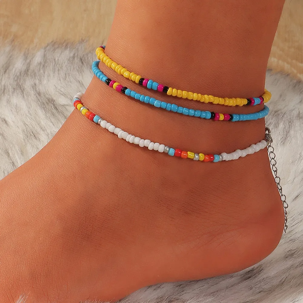 Bohemian Beach Ankle Bracelet | Ankle Jewelry Foot Bracelet | Anklets