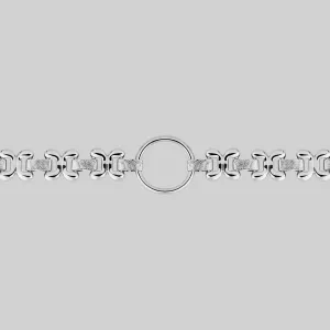 BRIDGET. Fancy Link Chain Choker - Silver