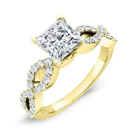 Camellia - Princess Diamond Engagement Ring