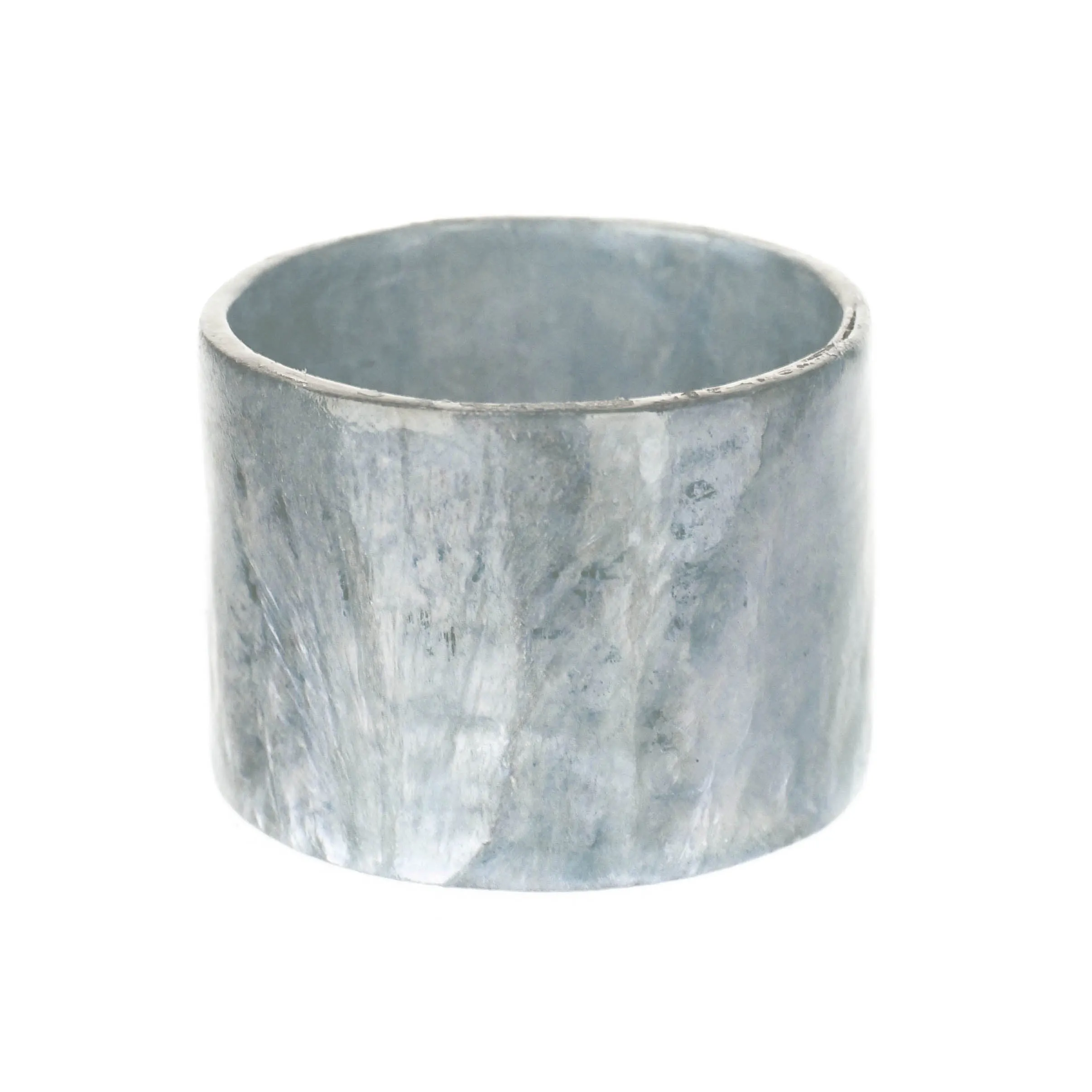 Capiz Napkin Ring Pale Blue 3.5x4.5cm