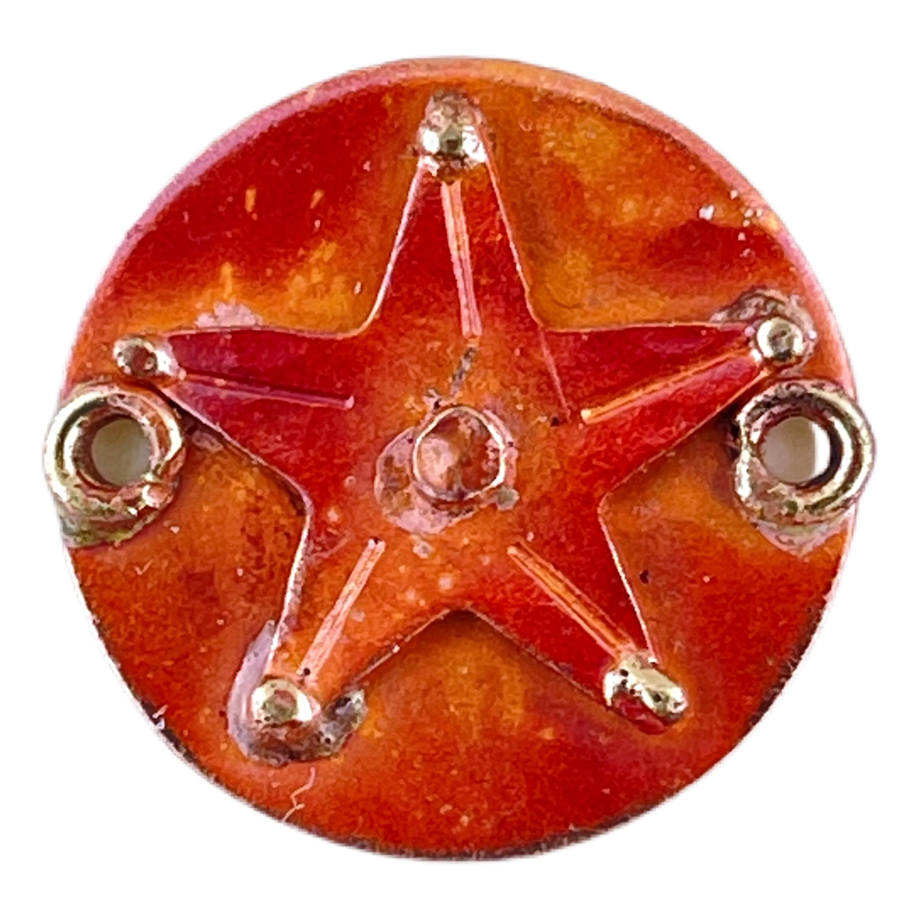 Copper Star on a Disk Link