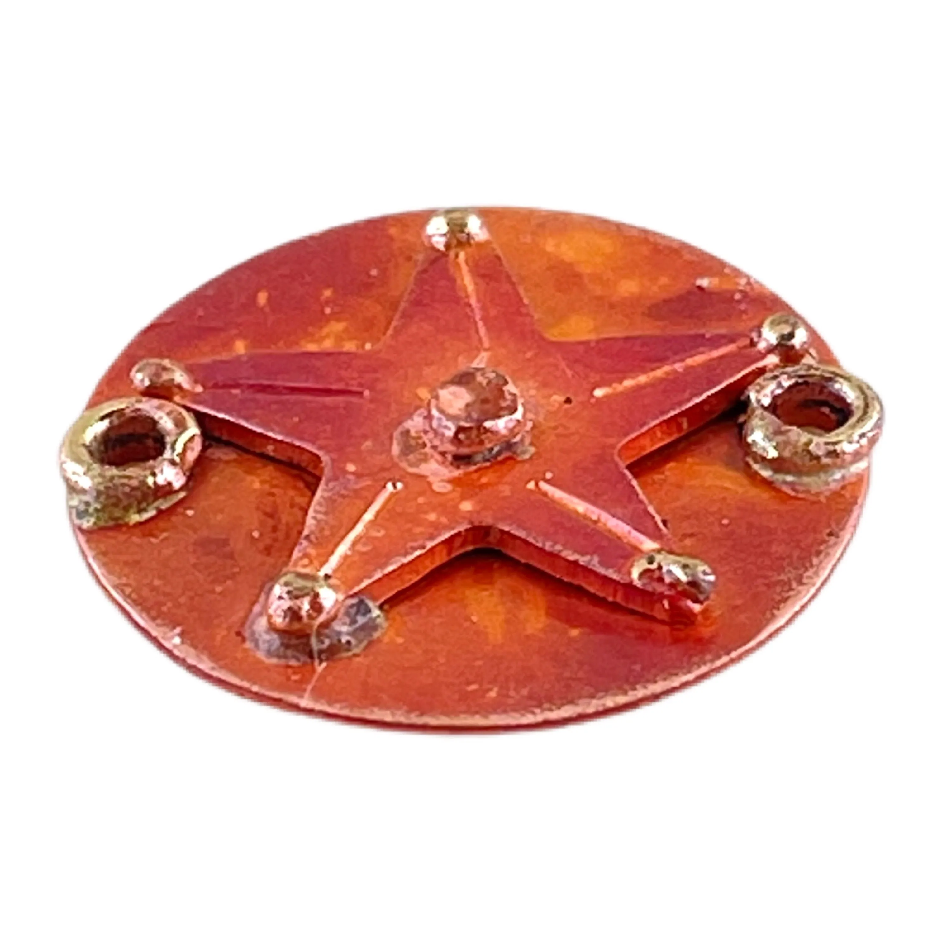 Copper Star on a Disk Link