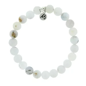 Defining Bracelet- Harmony Bracelet with White Chalcedony Gemstones