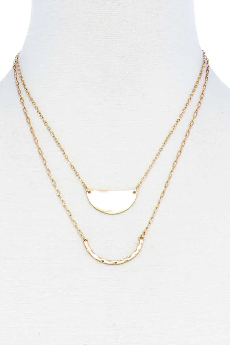 Double Layer Chic Pendant Necklace