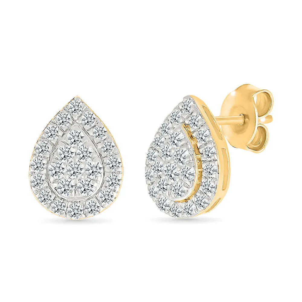 Elegant Pear Earring