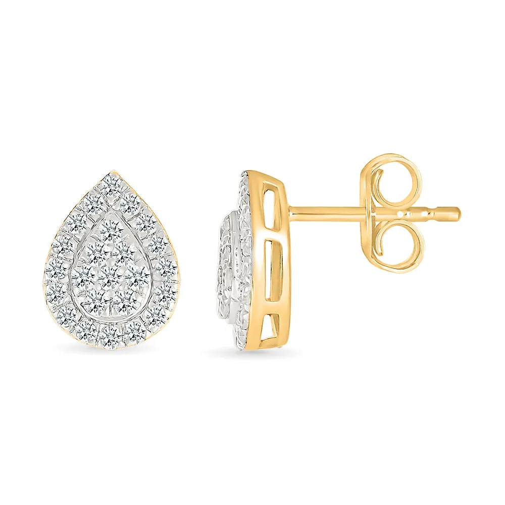 Elegant Pear Earring