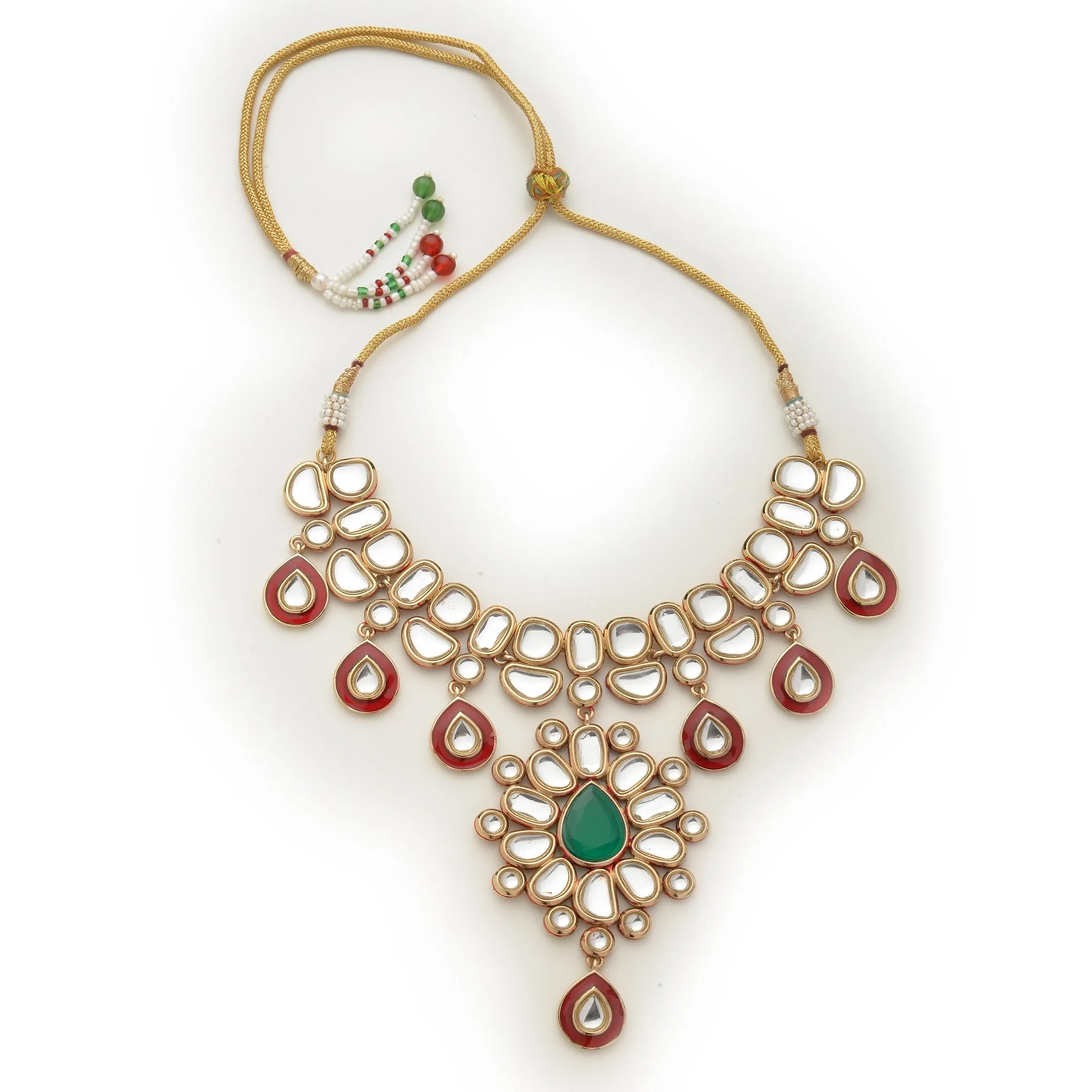 ESTELE - Traditional Saundarya Kundan Necklace set