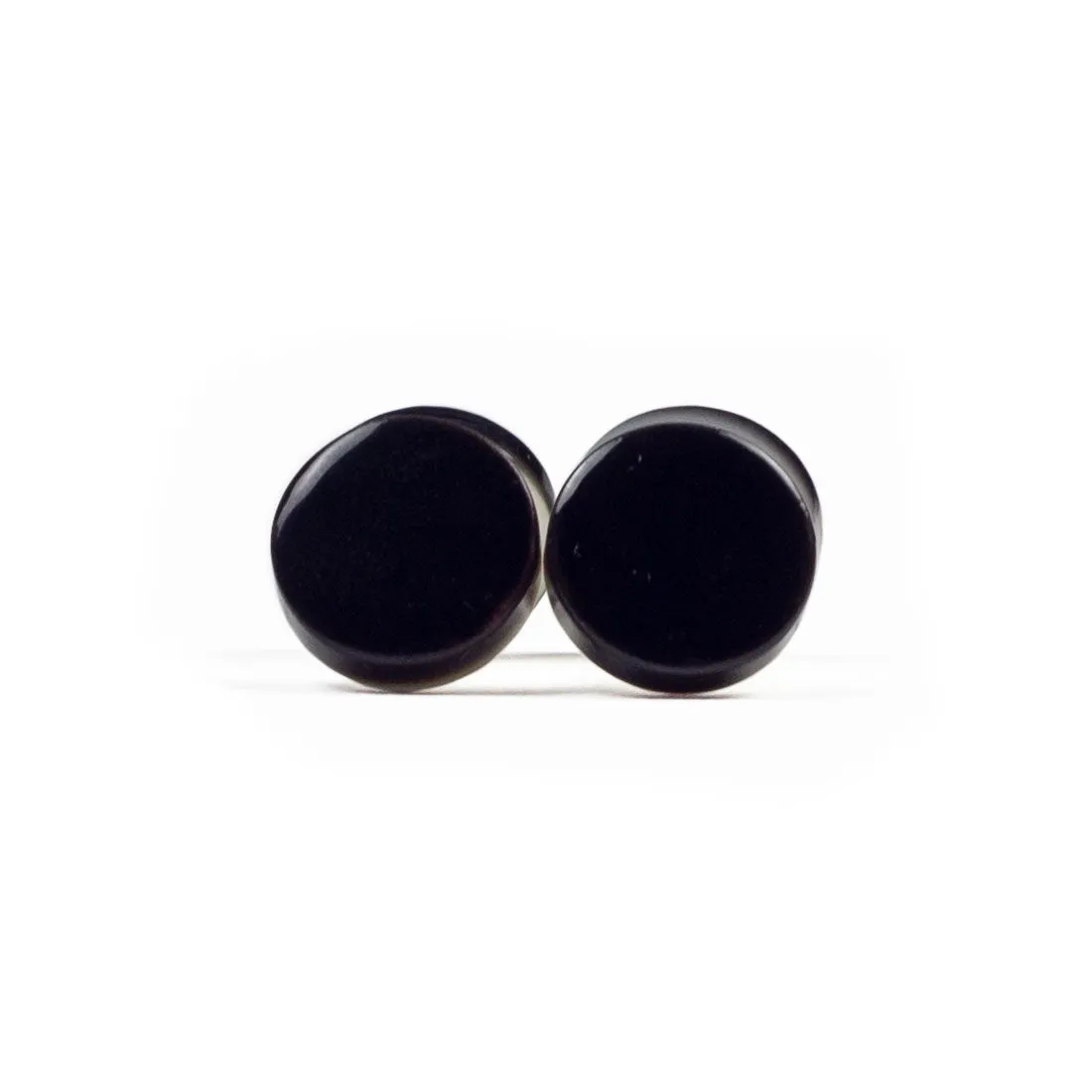 Eveningwear "Special Ceremony" cufflinks, mother-of-pearl finished with black epoxy