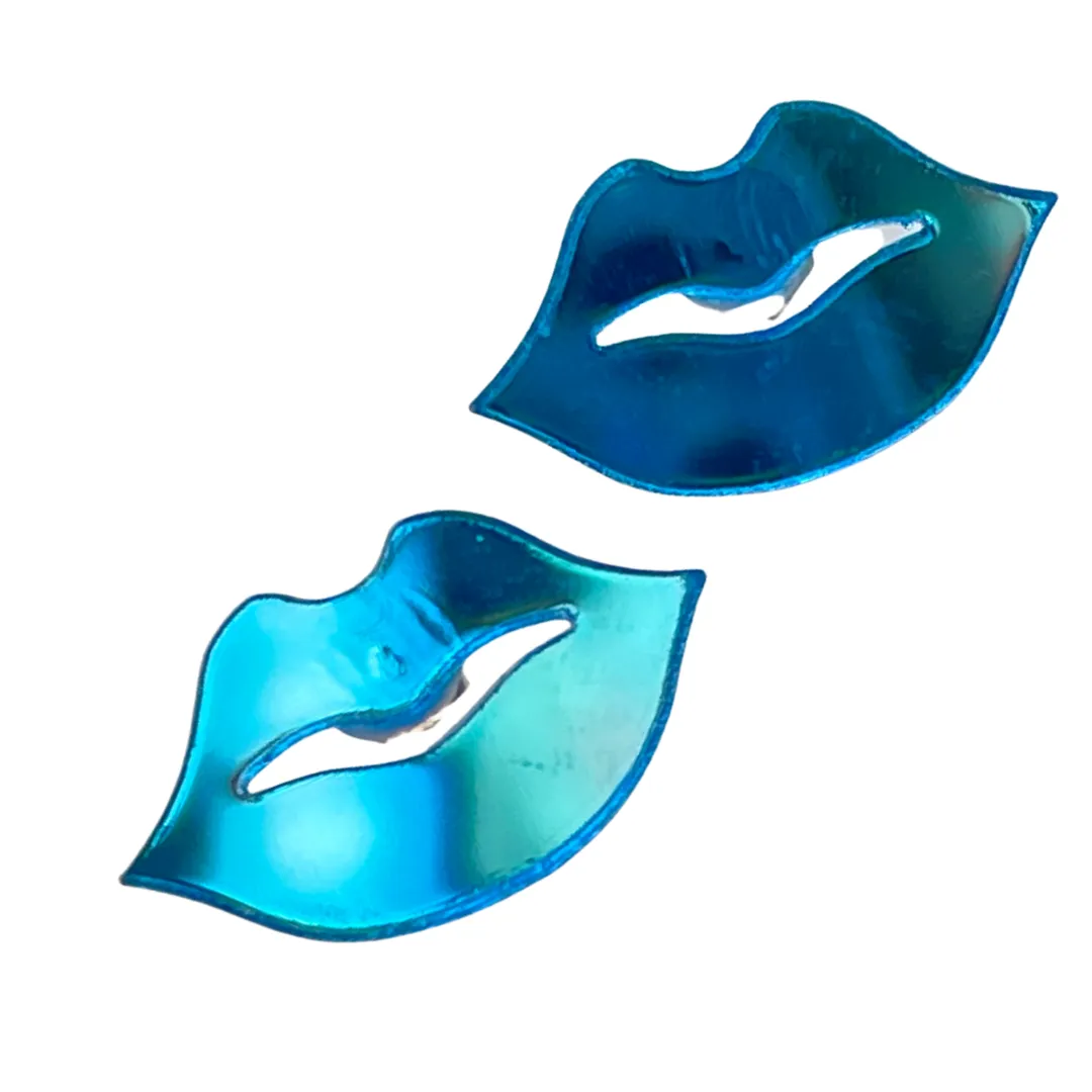 Fantastic Plastic Disco Lips Earrings