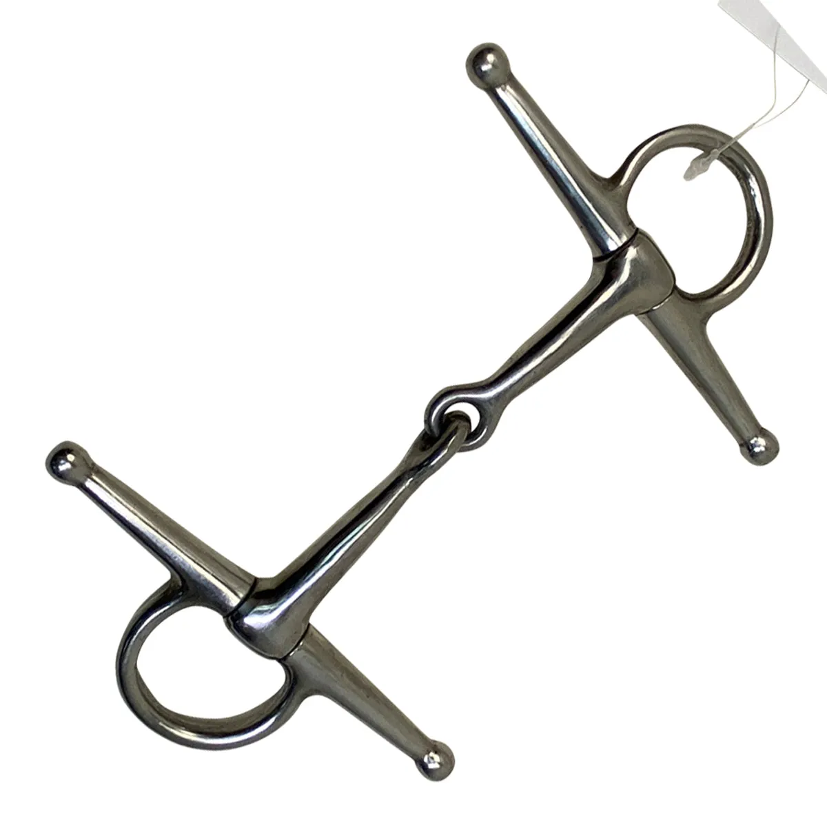 Full Cheek Eggbutt Snaffle in Stainless Steel - 4"