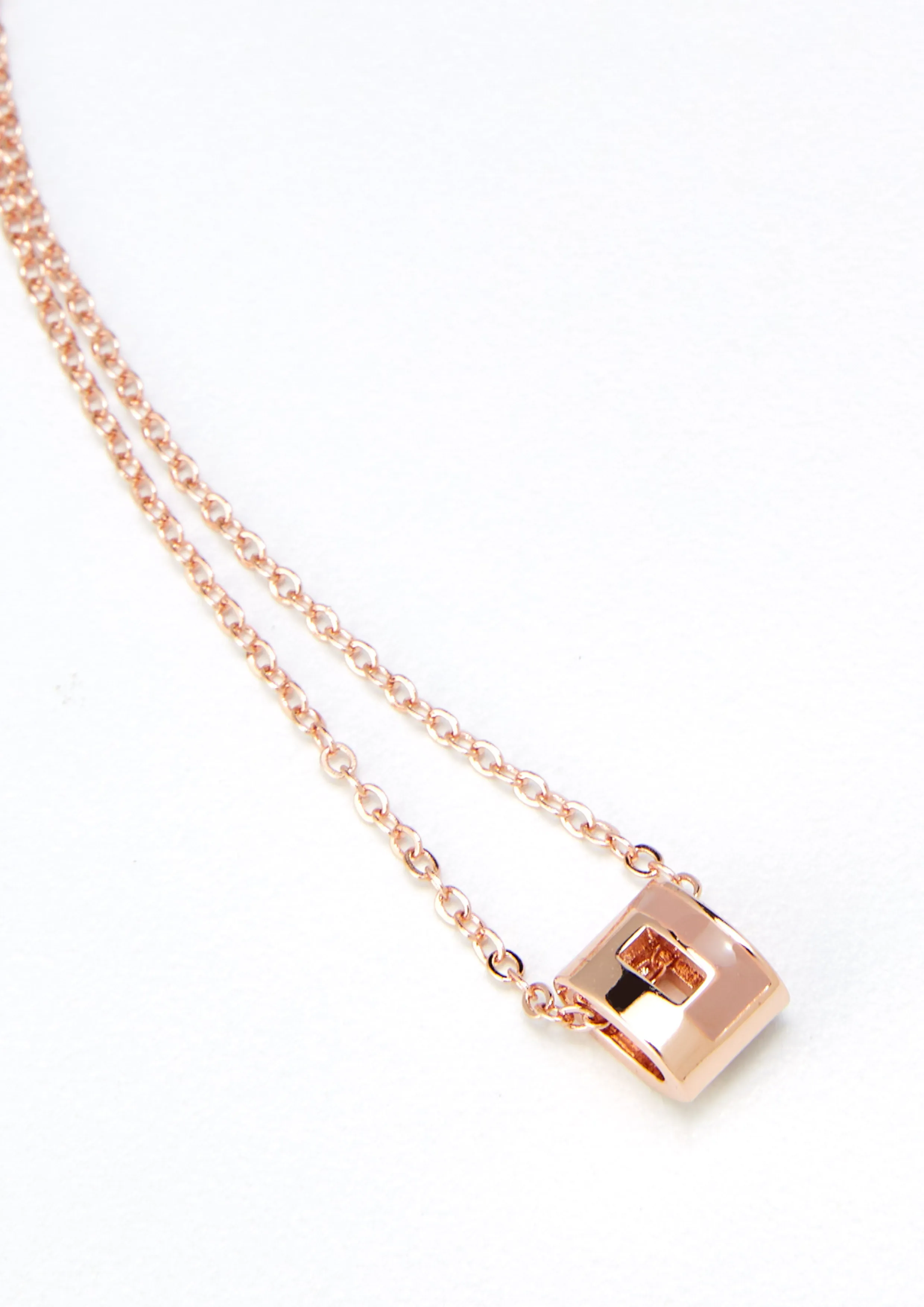 Gemma Necklace Rose Gold