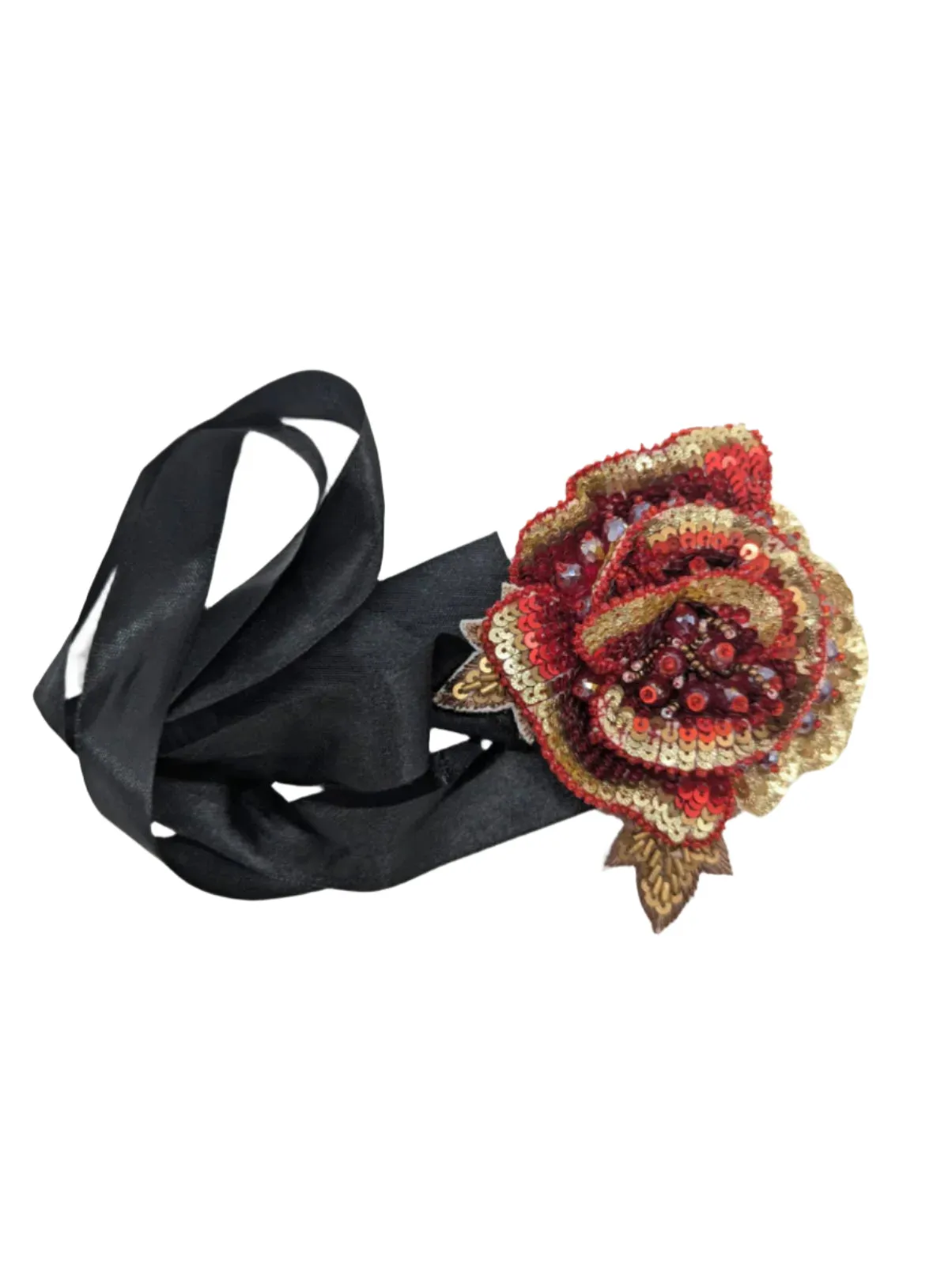 Girocollo Bejewelled Flower Choker