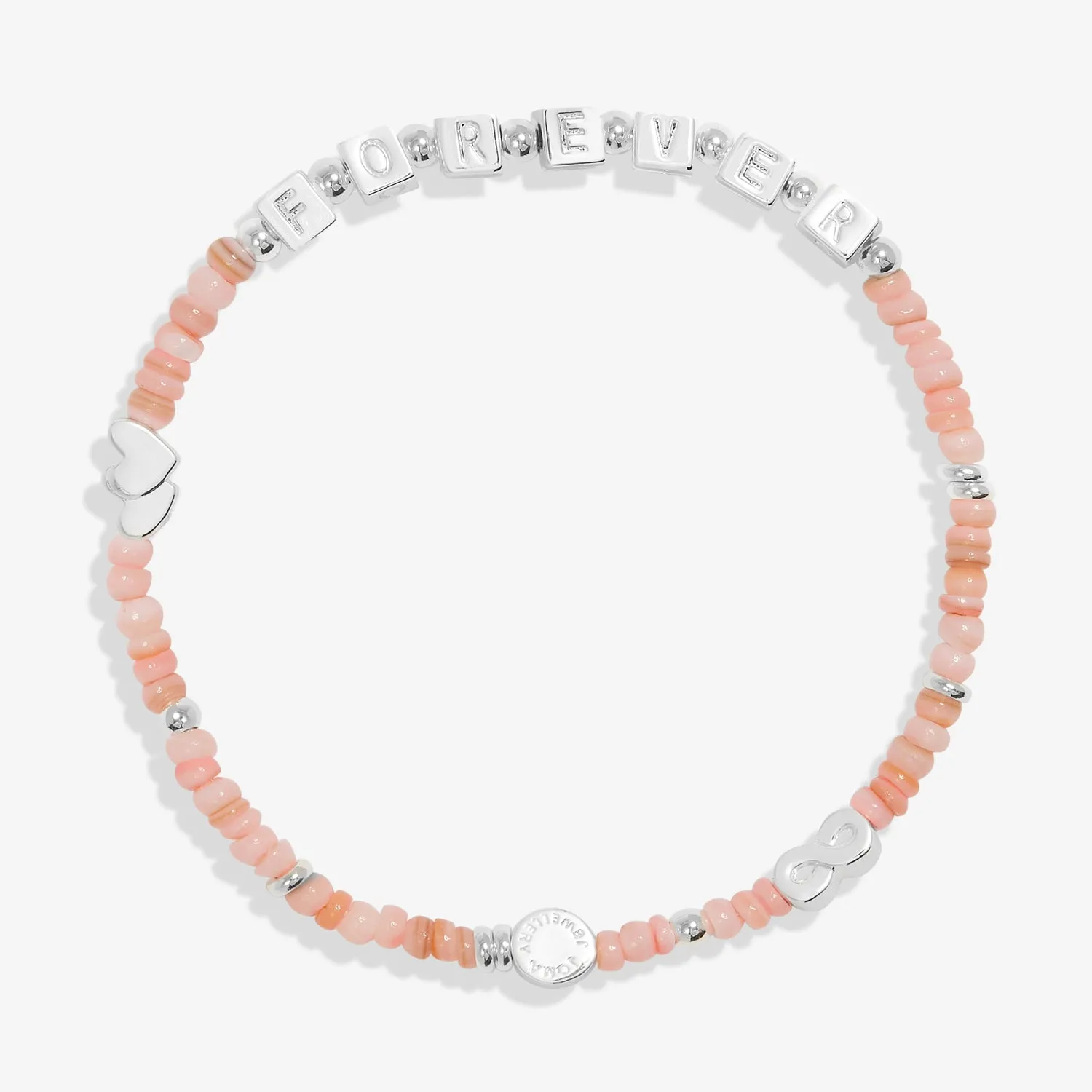 Happy Little Moments Friendship Forever Silver Plated Bracelet 7533