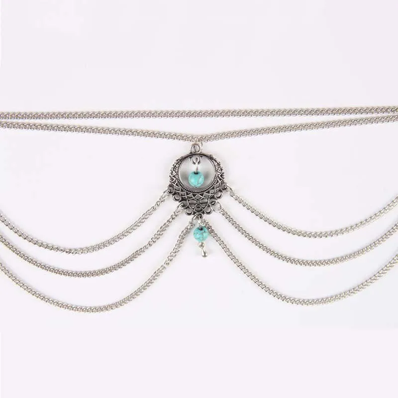 Hot Summer Ankle Bracelet Bohemian Foot Jewelry Turquoise Anklets for Women