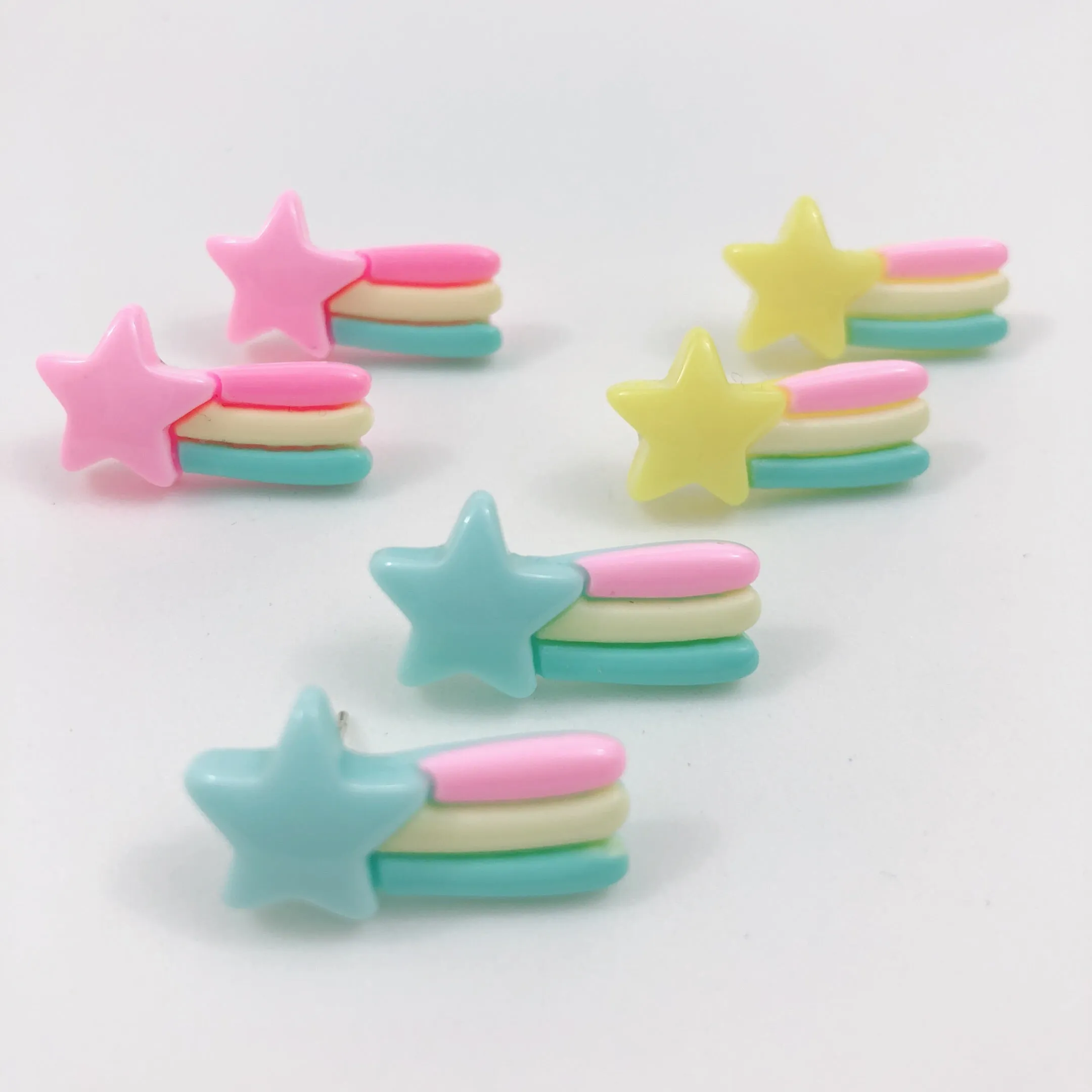 Instant Shipping! Shooting Star Earrings (3 Colors)