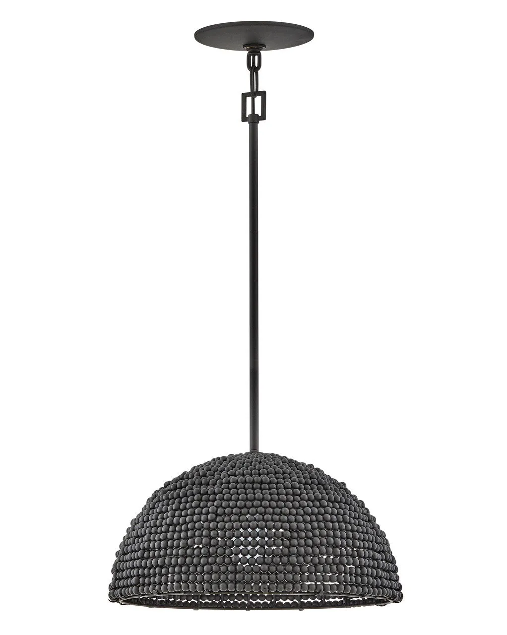 LED Pendant from the Dalia Collection in Black Finish by Hinkley