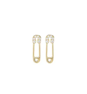 Mini Safety Pin Studs