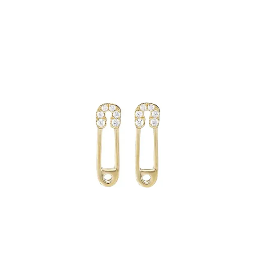 Mini Safety Pin Studs