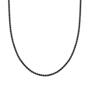 Nomination Chic&Charm Necklace 925 Silver & Cz Rich Black & Silver