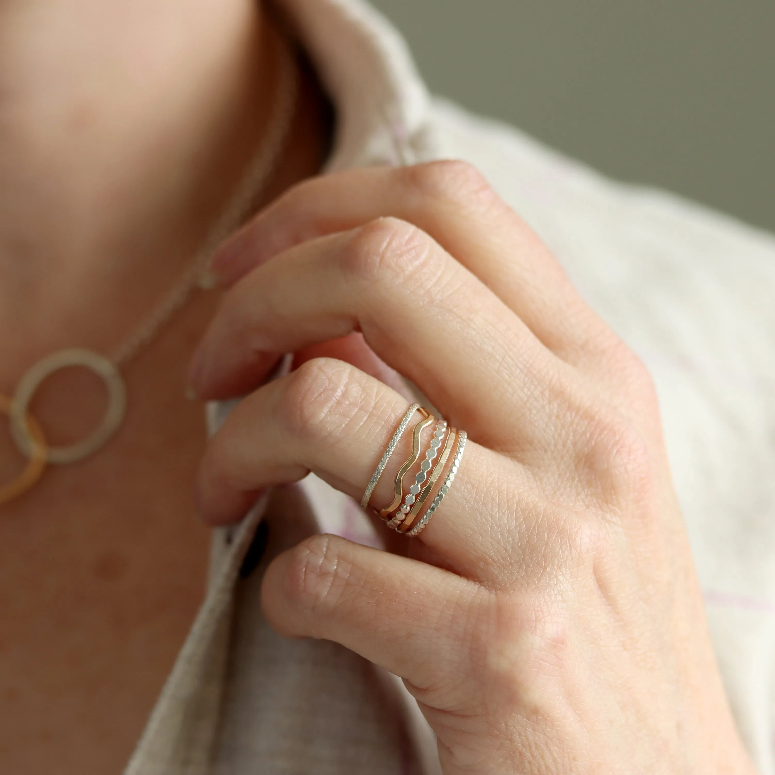 One Of Each Stack: Set of 5 Stacking Rings