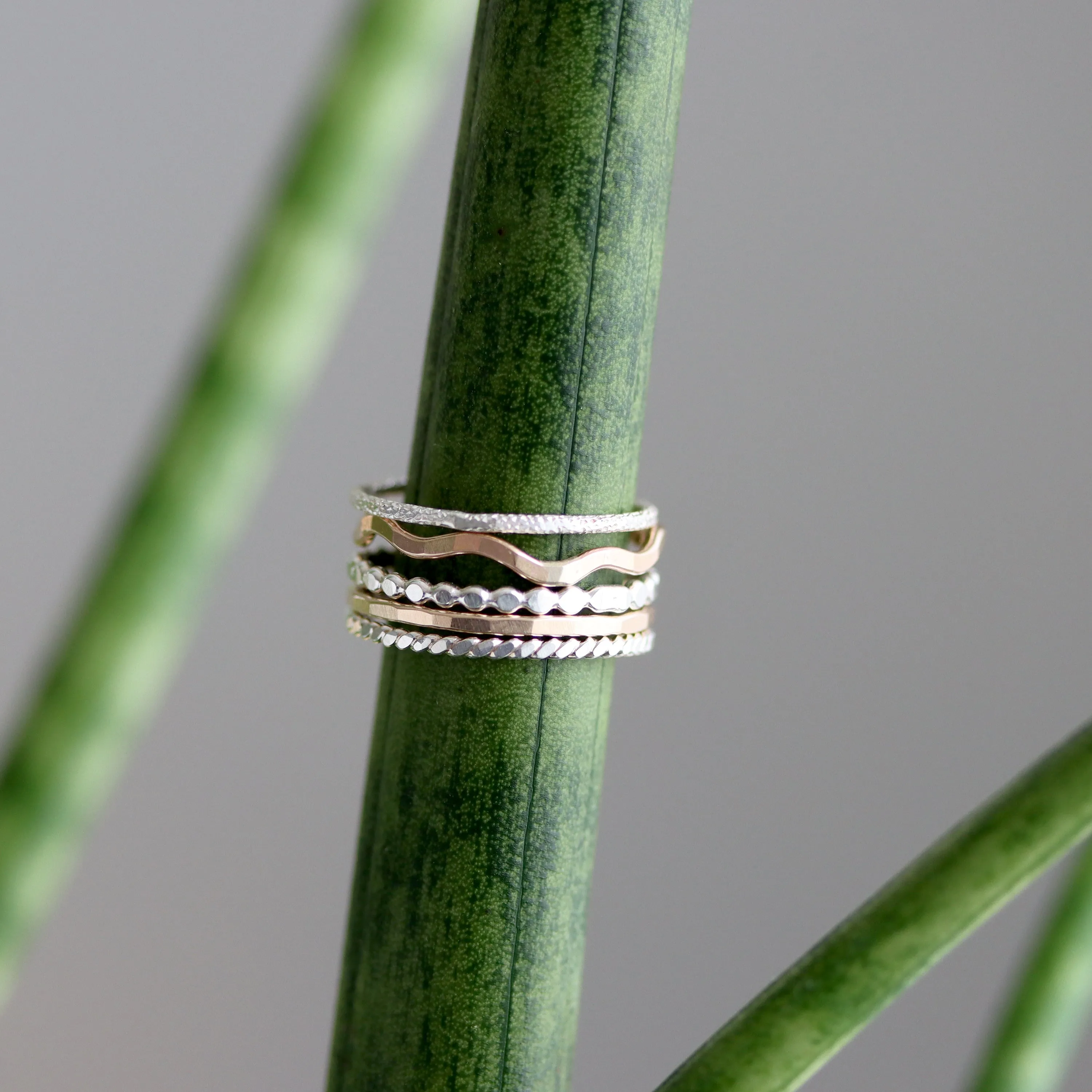 One Of Each Stack: Set of 5 Stacking Rings