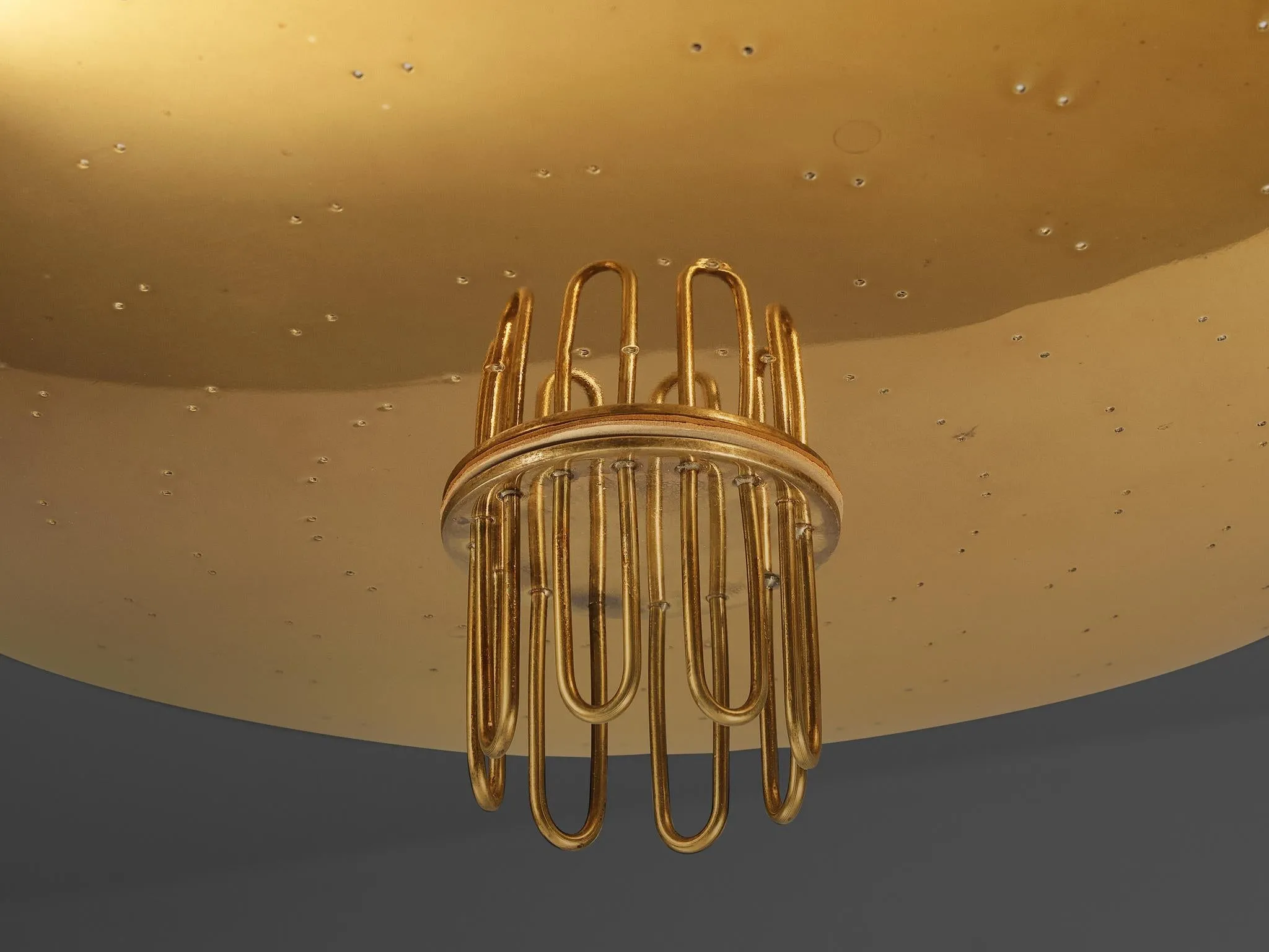 Paavo Tynell for Idman Chandelier in Brass