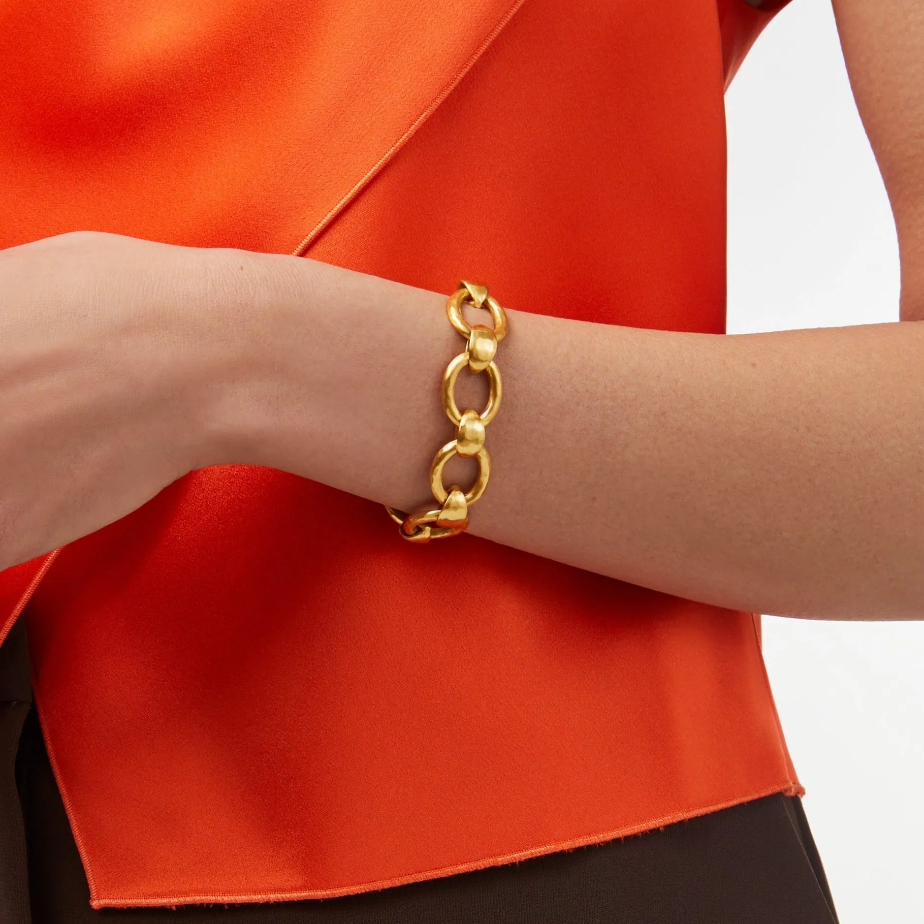 Palermo Demi Link Bracelet Gold