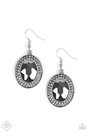 Paparazzi Earring ~ Rebel Highness  - Silver