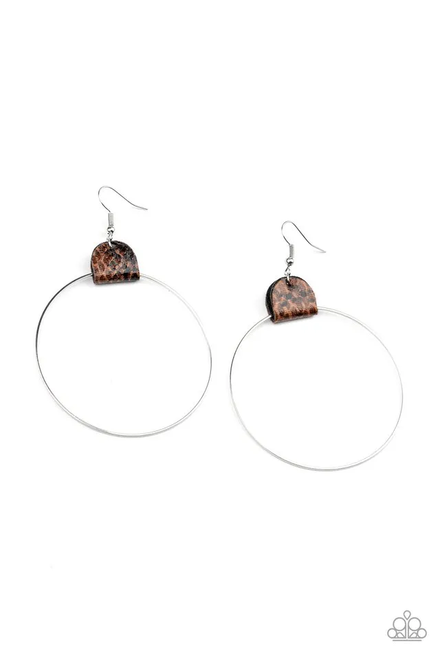 Paparazzi Earring ~ Wild Soul - Brown