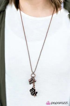 Paparazzi Necklace ~ Bedtime Stories - Copper