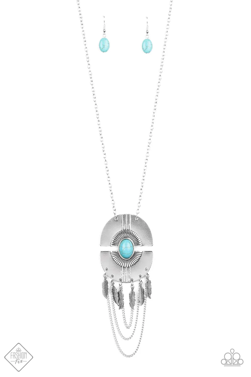 Paparazzi Necklace ~ Desert Culture - Blue