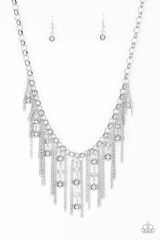 Paparazzi Necklace ~ Ever Rebellious - Silver