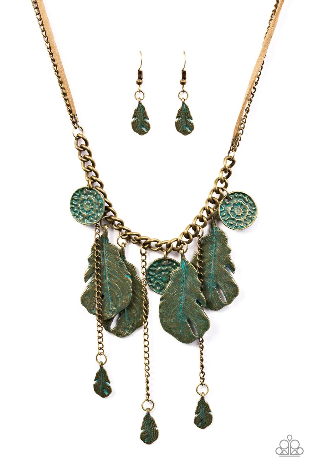 Paparazzi Necklace ~ Find Your Tribe - Brass