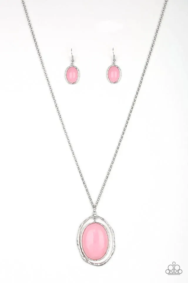 Paparazzi Necklace ~ Harbor Harmony - Pink