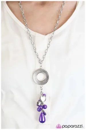 Paparazzi Necklace ~ Pulling Out All the Stops - Purple