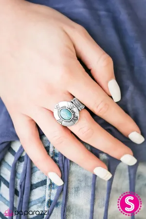 Paparazzi Ring ~ Mesa Magic - Blue