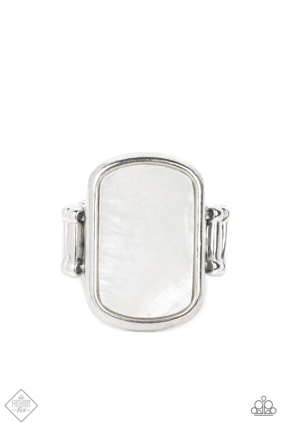 Paparazzi Ring ~ Tidal Tranquility - White