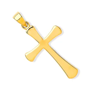 Pendant Cross Necklace in 9ct Yellow Gold