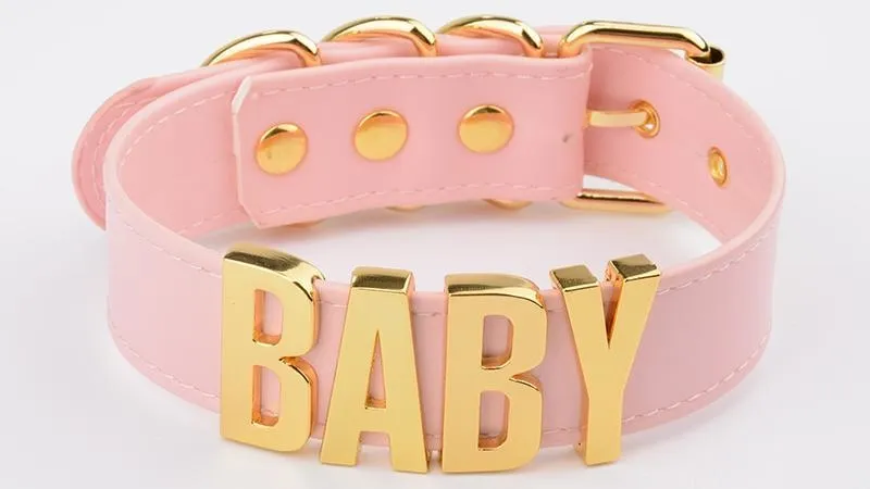 Pink Gold Baby Choker